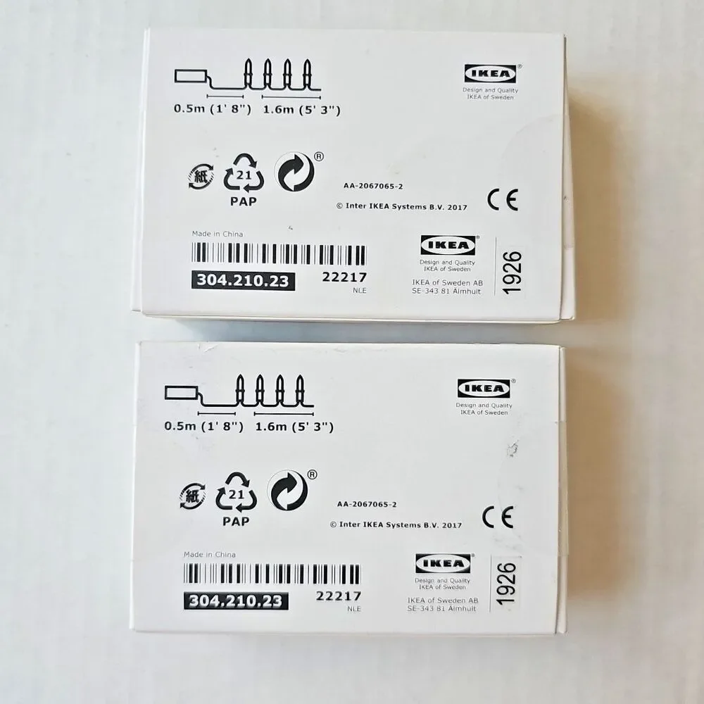 IKEA LEDFYR LED String Light With 12 Lights x 2 NEW IN BOX 304.210.23